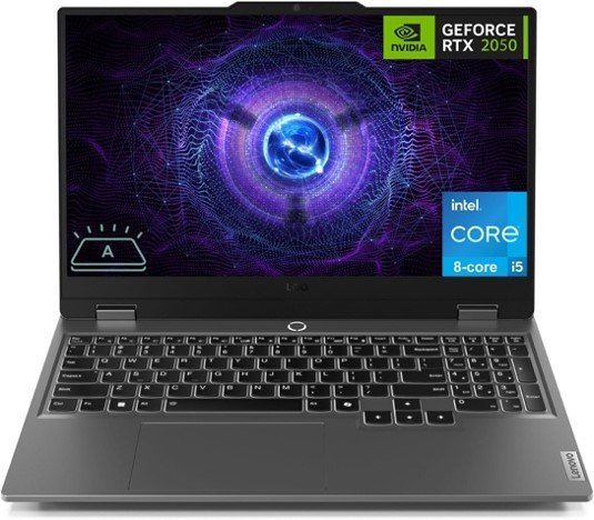 Lenovo LOQ Gaming Laptop, 15.6" FHD 144Hz Display, Intel Core i5-12450HX, GeForce RTX 2050, 32GB DDR5, 1TB SSD, Wi-Fi 6, Backlit